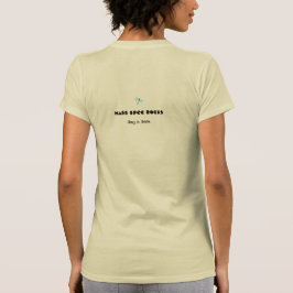 Camiseta de Dama TOF com textos personalizados no