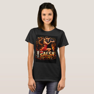 Camiseta de dança latina Let's Salsa