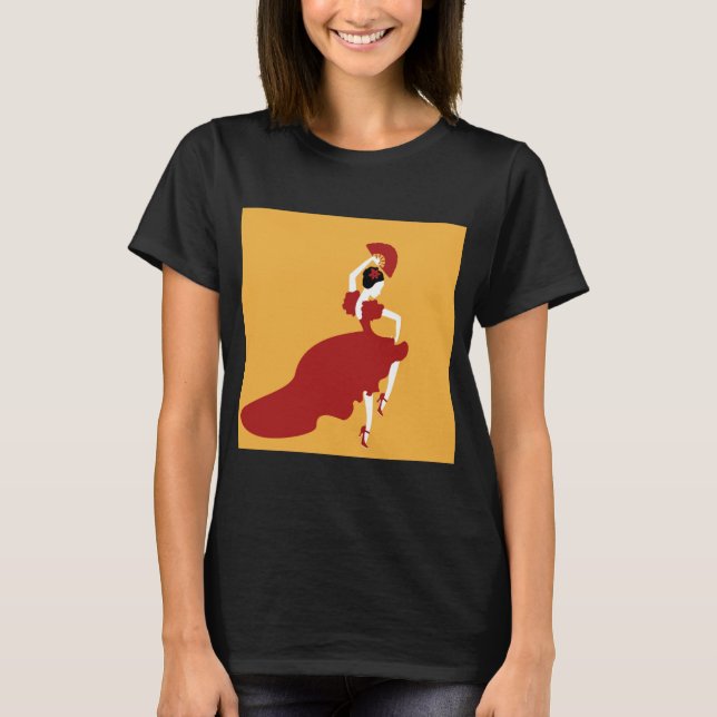 Camiseta de Dançarino de Flamenco (Frente)
