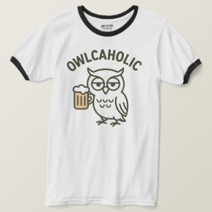 Camiseta de Dedo de Coruja Owl Lover