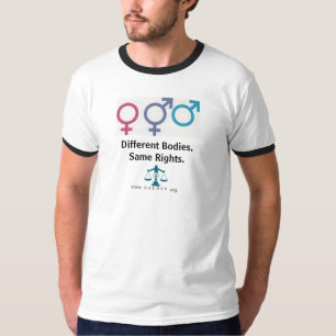 Camiseta de Dedo Masculina - Corpos Diferentes