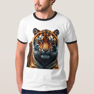 Camiseta de Dedos Básicos Masculinos
