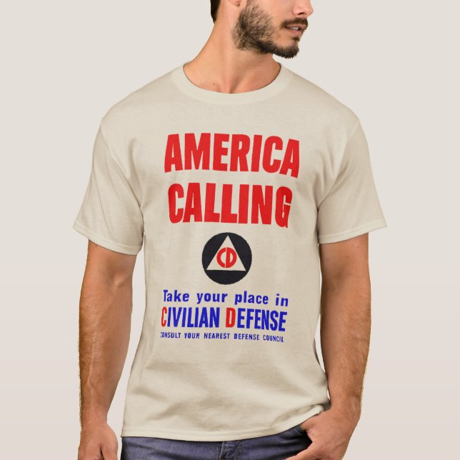 Camiseta de defesa civil (Frente)