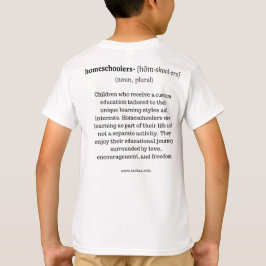 Camiseta de Definição de Homeschool TSCHAA