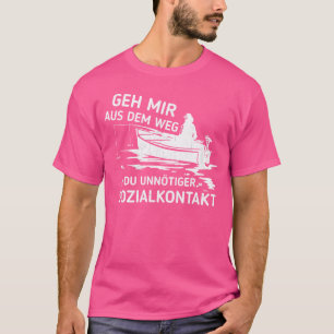 Camiseta De Dem Weg: Pesca Desnecessária De Contato Social