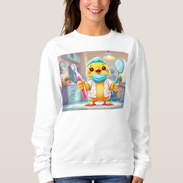 Camiseta de Dentista Garota (Frente)