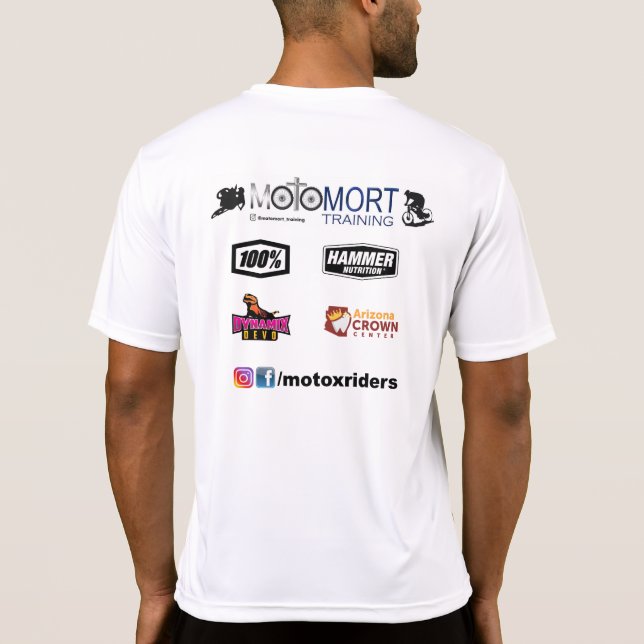 Camiseta de Desempenho MotoMort Training Enduro Te (Verso)