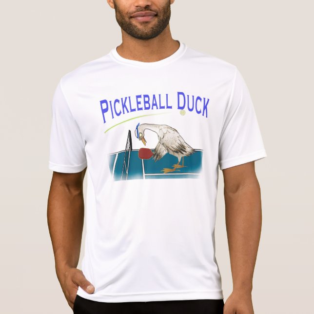Camiseta de desempenho Pickleball Duck (Frente)
