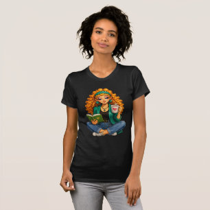 Camiseta de desenho animado da menina Rosie Max –