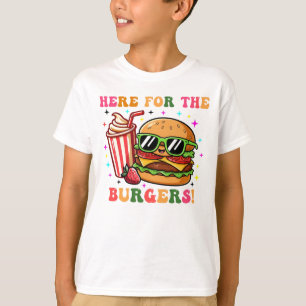Camiseta de desenho animado de cheeseburger legal