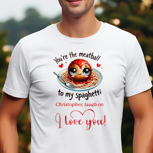 Camiseta de desenho animado de comida engraçada pa