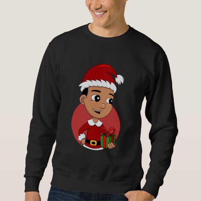 Camiseta de desenho animado de Natal (Frente)
