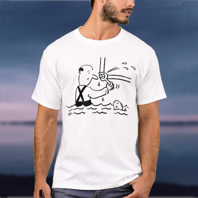 Camiseta de desenho animado de serviços de aquecim (Criador carregado)