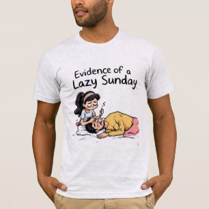 Camiseta de desenho animado engraçado de casal pre