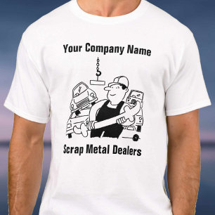 Camiseta de desenho animado para comerciantes de s