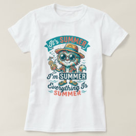 Camiseta de desenho animado retrô de criatura engr