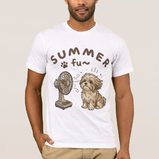 Camiseta de desenho animado retrô de verão diverti