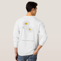 Camiseta de Desenho Botânico Estético - Paciência