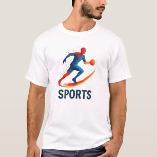 Camiseta de Design Artístico Esportivo