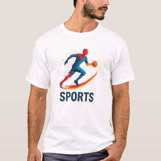 Camiseta de Design Artístico Esportivo