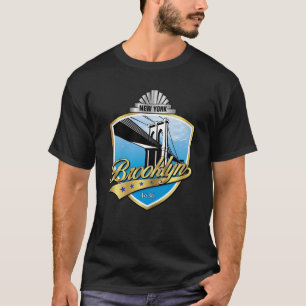 Camiseta de Design de logotipo Brooklyn