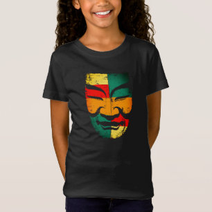 Camiseta de Design de Máscara Cultural – Visual De