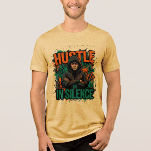 Camiseta de Design de Moletom Streetwear Hustle in