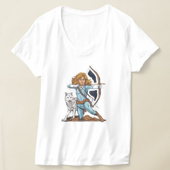 Camiseta de Design de Sniper Tático (Postura )