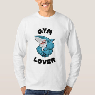 Camiseta de Design de Texto Gym Lover – Perfeita p