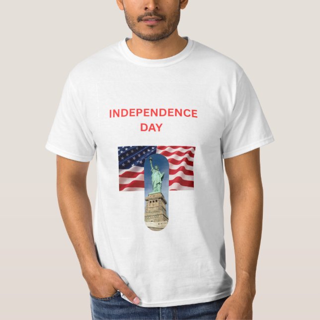 camiseta de design dia da independência (Frente)
