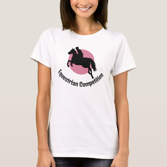Camiseta de design equestre (Frente)