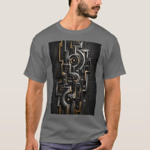 Camiseta de design incrível do circuito Geometric