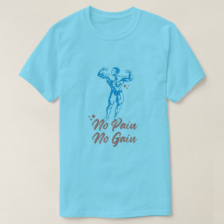 Camiseta de Design Motivacional de Musculação