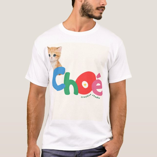Camiseta de design para amantes de animais fofos (Frente)