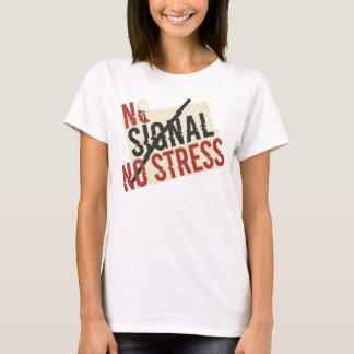 Camiseta de Desintoxicação Digital Sem Sinal Sem E