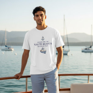 Camiseta de Despedida de Solteiro Náutica Nauti Bu