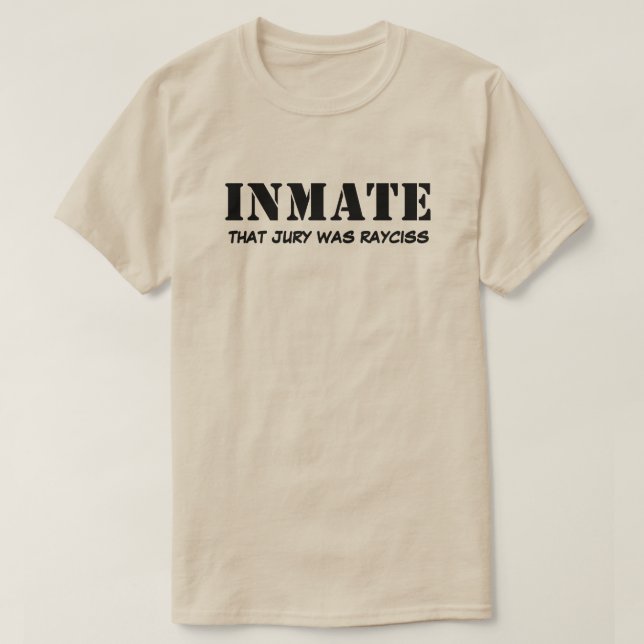 Camiseta de Detento (Frente do Design)