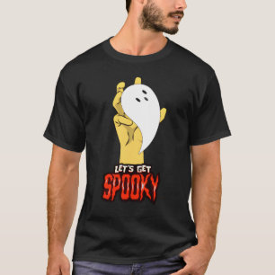 Camiseta de Dia das Bruxas de Fantasmas da Estação