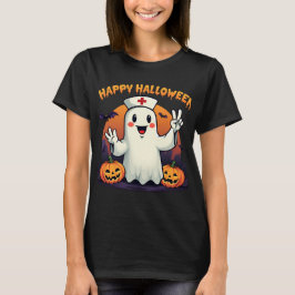 Camiseta de Dia das Bruxas para Jack-o-Lanterna e