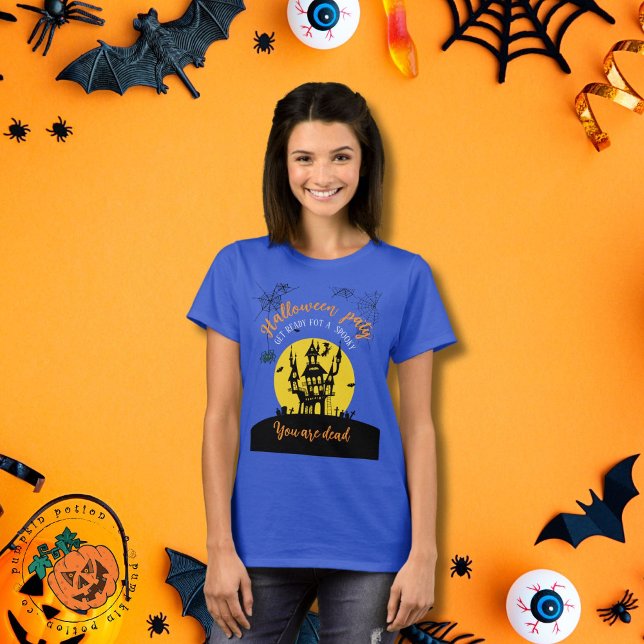 Camiseta de Dia das Bruxas Spookies - Casa Assombr (Criador carregado)