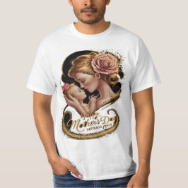 Camiseta de Dia de as mães feliz