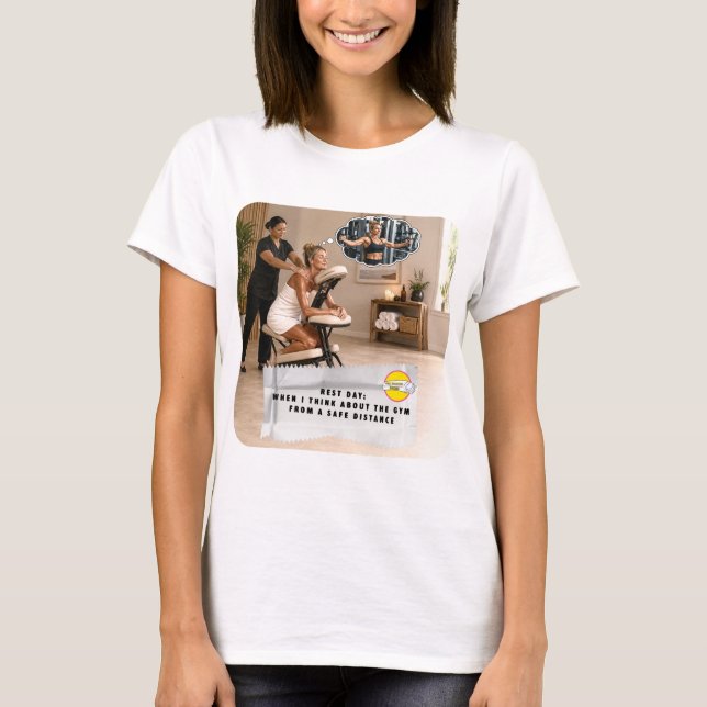 Camiseta de Dia de Descanso de Piadas de Embrulho  (Frente)