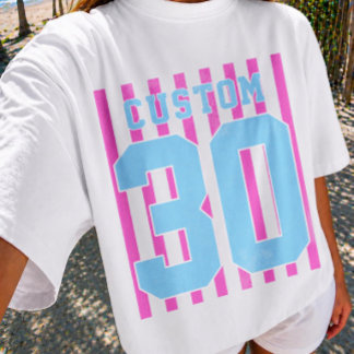 Camiseta de Dia de Jogo com Nome da Equipe Persona