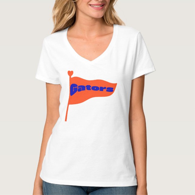 Camiseta de Dia de Jogo dos Gators da Universidade (Frente)