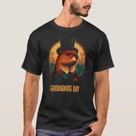 Camiseta de Dia de Marmota