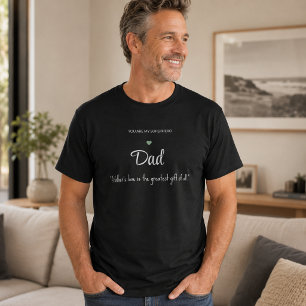 Camiseta de Dia do Pai Personalizado - Presente Pe