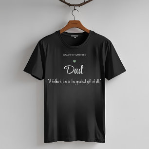 Camiseta de Dia do Pai Personalizado - Presente Pe