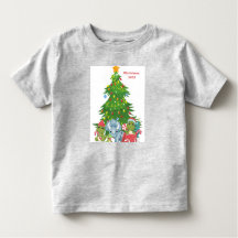 Camiseta de dinossauro de Natal 2023 personalizáve