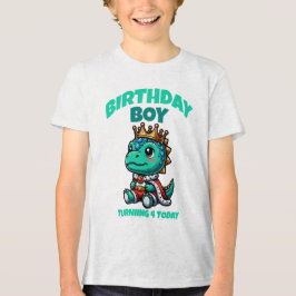 Camiseta de Dinossauro do Dia do Aniversário do Me
