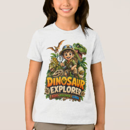 Camiseta de Dinossauro para Crianças | Futuro Pale